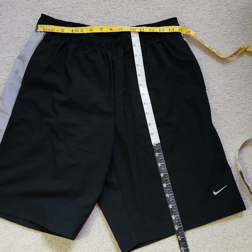 NIKE Men's Swim Shorts Black with Grey Sides Size M